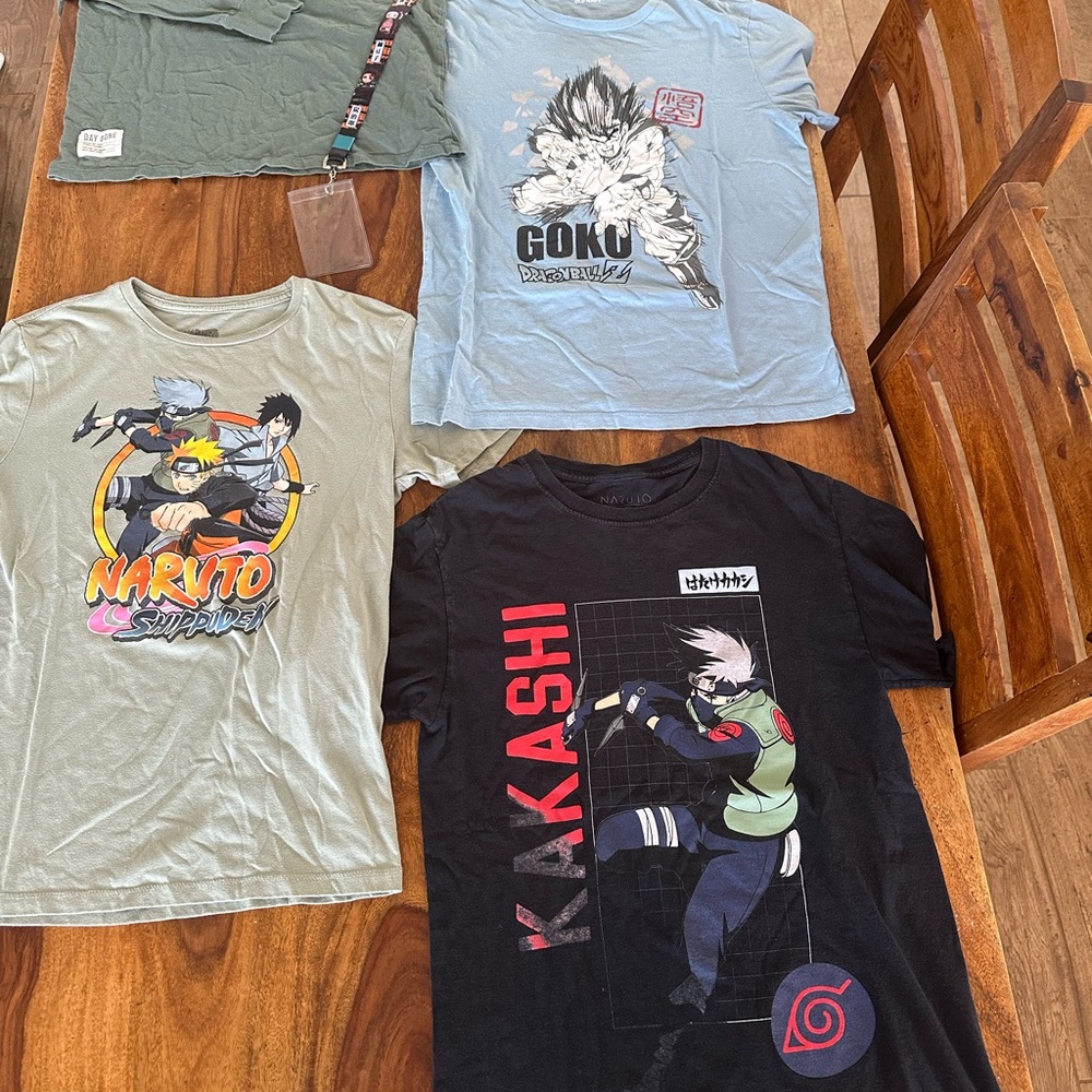 Men’s Anime Graphic Tee Bundle